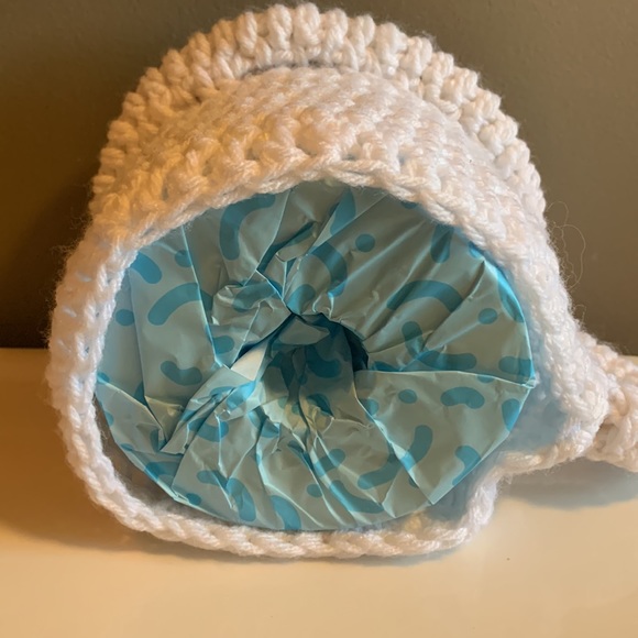 Crocheted Toilet Paper Cappuccino Cover - Picture 3 of 3